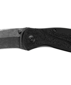 Kershaw 1670BW Ken Onion Blur Assisted Flipper with Blackwash Blade and Trac-Tec Inserted Handle