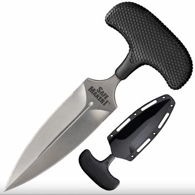 Cold Steel CS-12DBST Safe Maker I Fixed Stonewashed Blade with Kray-Ex Handles