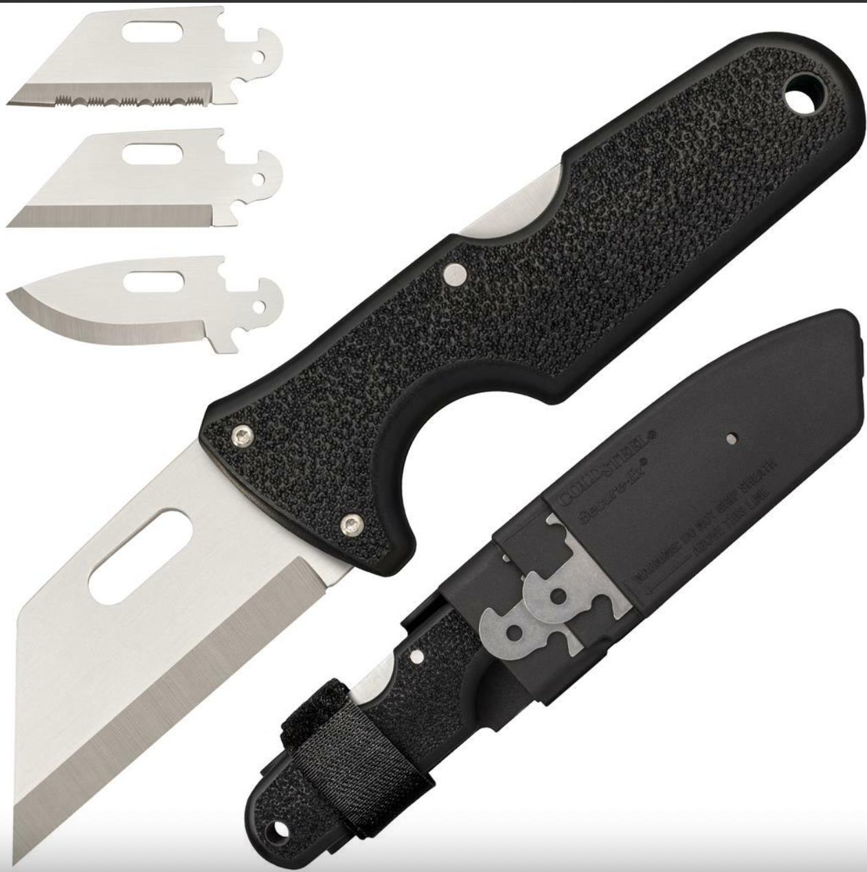 Cold Steel CS-40A Click N Cut Interchangeable Blades with High Impact ABS Handles