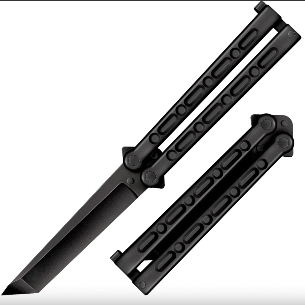 Cold Steel CS-92EAB FGX Balisong Knife Tanto Grive-Ex Blade and Handle