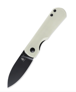Kizer Ki3525S2 Yorkie Flipper M390 PVD Blade with White G10 Handles