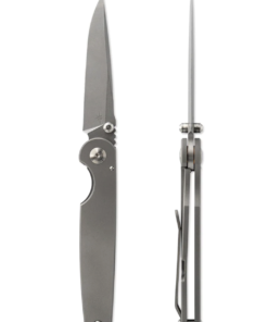 Toor Knives Suitor-STONE FL154S Folding Knife CPM154 Blade with Stone Titanium Handles
