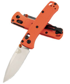Benchmade 533 Mini Bugout Orange Grivory Handle Ultra Light Weight Knife