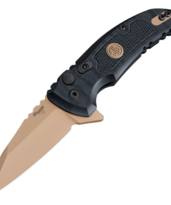 SIG X1 SIG16160 X1-MicroFlip Emperor Scorpion Wharncliffe Blade - FDE PVD Finish, Solid Black G10 Frame