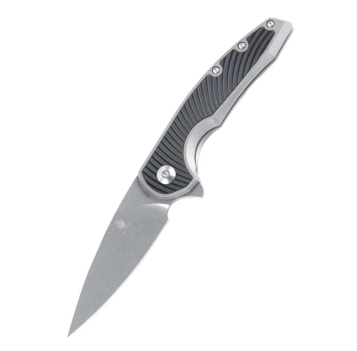 Kizer Ki4518 Ginesis Frame Lock Knife Titanium/Carbon Fiber