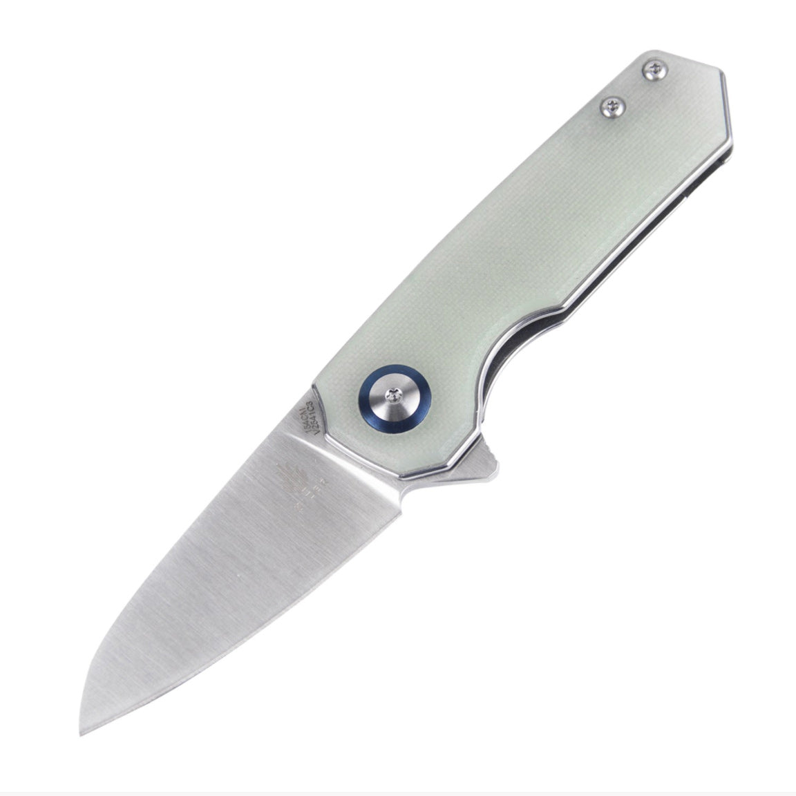 Kizer V2541N2 Lieb Folding Flipper Translucent Green G10 Knife