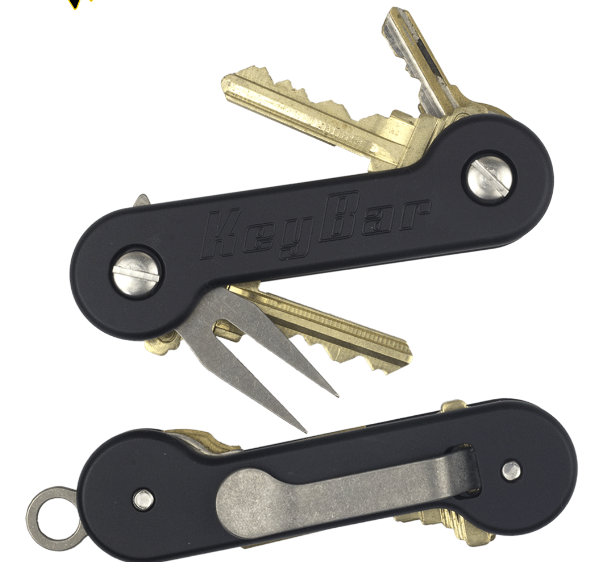 KeyBar KBR258 Aluminum Black Handle KeyBar Tool