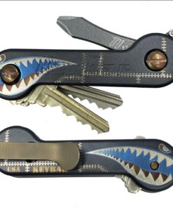 KeyBar KBR248 Titanium Stealth Bomber Midnight KeyBar Tool