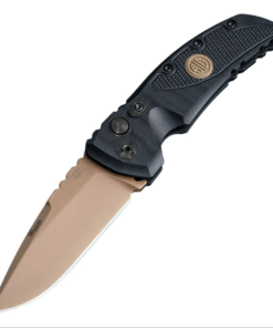 SIG Sauer by Hogue HOSK36130 EX-A01 Emperor Scorpion Automatic Folder  FDE PVD Finish Solid Black G10 Frame