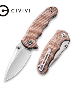We Knife - CIVIVI Hooligan  Thumb Studs Knife Snakeskin Micarta Handle