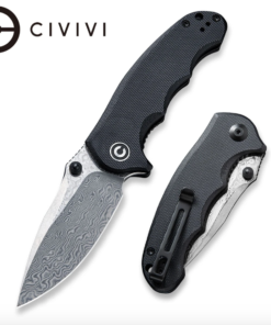 We Knife - CIVIVI Hooligan Thumb Studs Knife Black G10 Handle