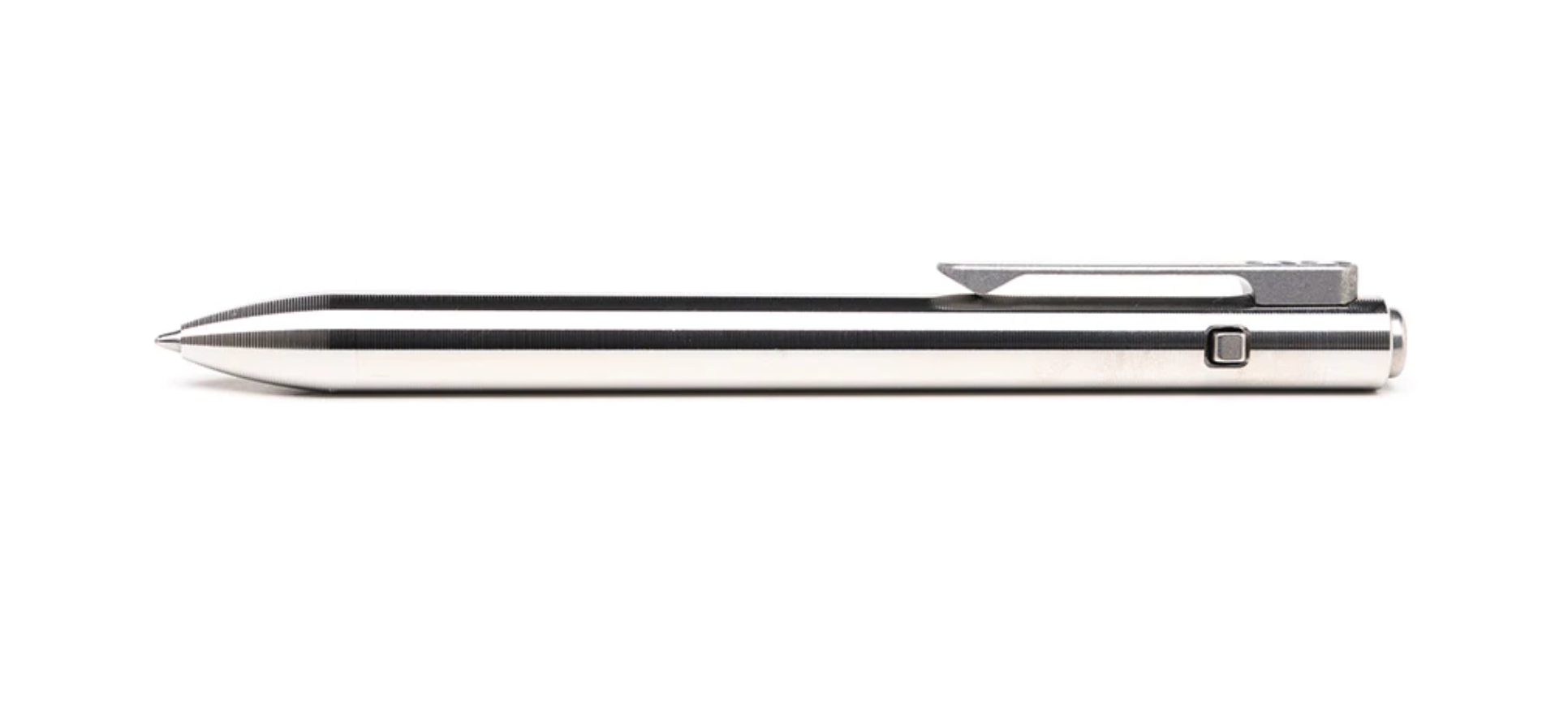 Tactile Turn SHORT Titanium Side Click Pen / Short Bolt