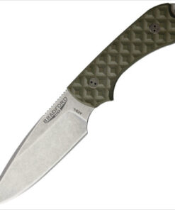 Bradford Knives BRAD3FE002A Guardian 3 OD Green G10 Textured Handle Fixed Blade Knife