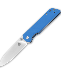 QSP QS102D Parrot Linerlock Knife Blue G10 Handle