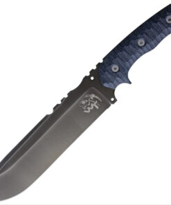 Wander Tactical WTK201 Godfather Fixed Blade Black Sculpted Micarta Handle