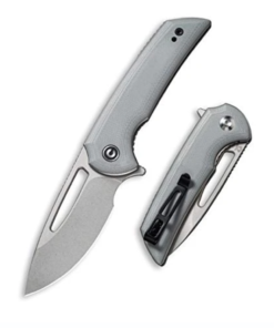 We Knife - CIVIVI Odium Liner Lock Gray G10 Knife