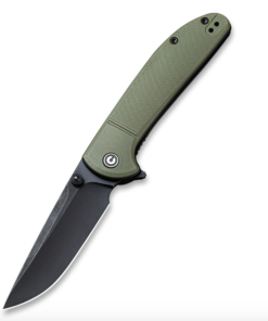 We Knife - CIVIVI Badlands Vagabond OD Green Fiber-glass Reinforced Nylon Handle (3.25" Black Stonewashed 9Cr18MoV)