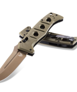 Benchmade Adamas 2750FE-2 Adamasmatic Knife Olive G-10 (3.8" FE)