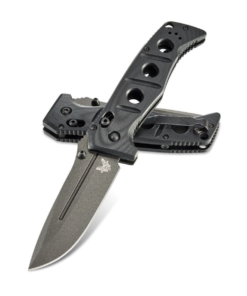 Benchmade 275GY-1 Adamas AXIS Lock Knife Black G-10 (3.8" Gray Tungsten)