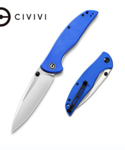 We Knife  - CIVIVI Governor Thumb Studs Knife Blue G10 Handle (3.86” Satin D2)