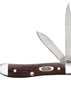 Case Brown Synthetic Peanut Pocket Knife (00046)