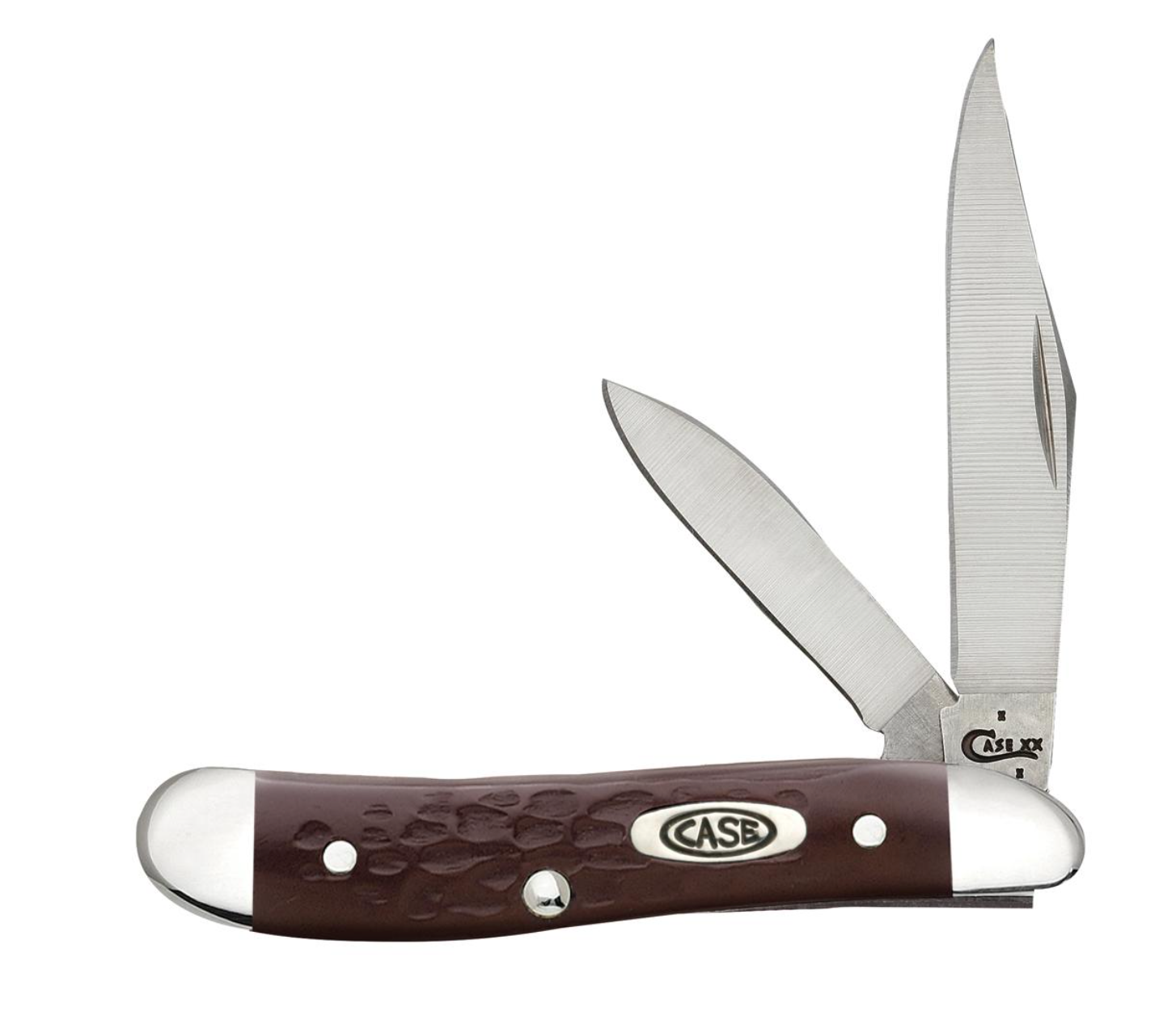 Case Brown Synthetic Peanut Pocket Knife (00046)