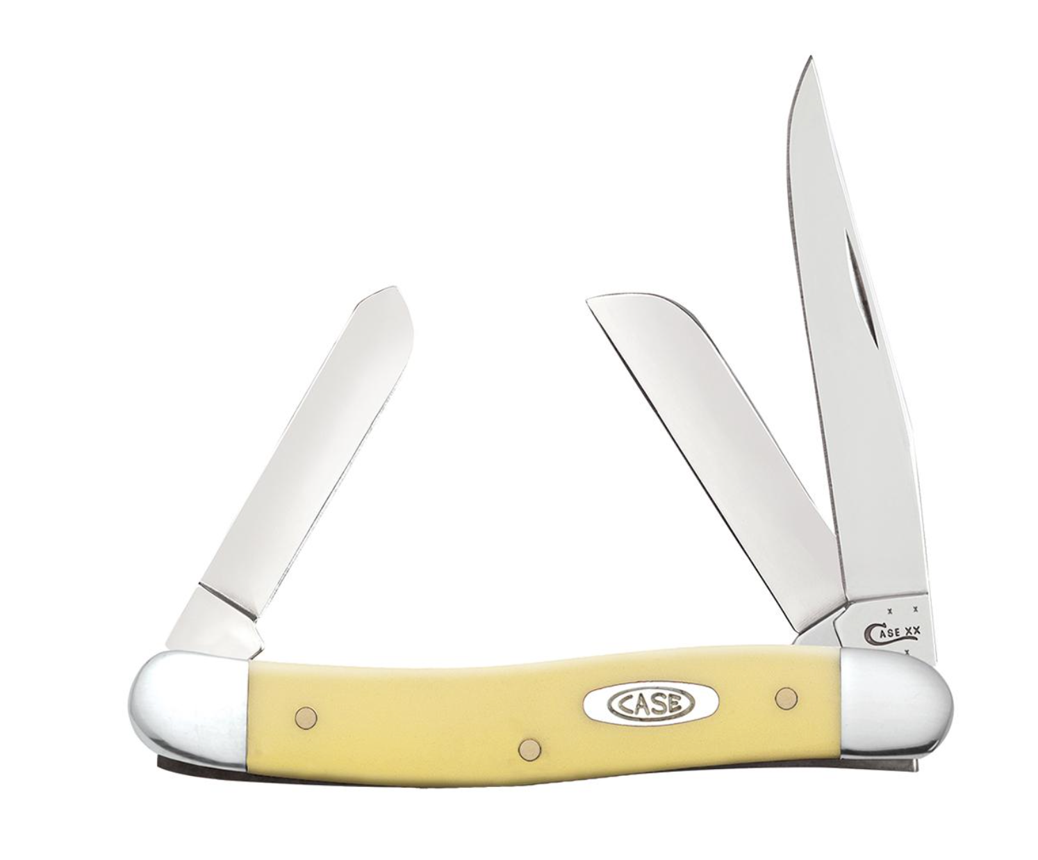 Case Yellow Synthetic Chrome Vanadium Medium Stockman (00035)