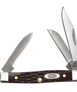 Case Brown Synthetic Small Stockman Pocket Knife (00081)
