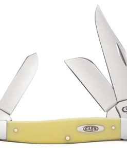 Case Yellow Synthetic Chrome Vanadium Large Stockman Pocket Knife (00203)