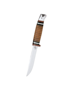 Case Leather Mini FINN Hunter with Leather Sheath (00379)