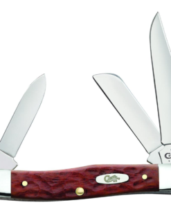 Case Chestnut Bone Standard Jig Chrome Vanadium Medium Stockman   (07008)