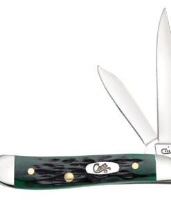 Case Pocket Worn® Bermuda Green Bone Peach Seed Jig Peanut (09726)