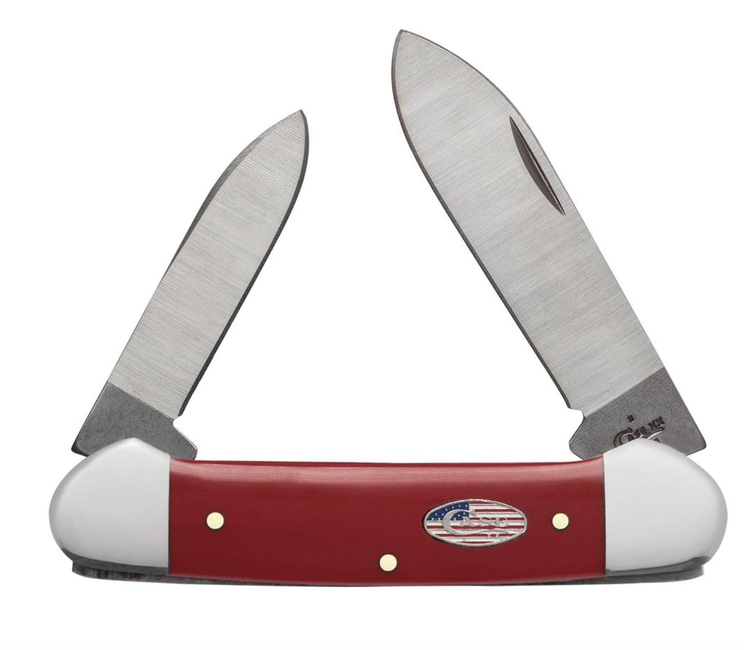Case American Workman Red Synthetic Canoe Pocket Knife (CASE13455)