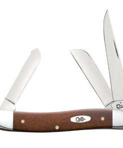 Case Smooth Chestnut Bone Medium Stockman(CASE28701)