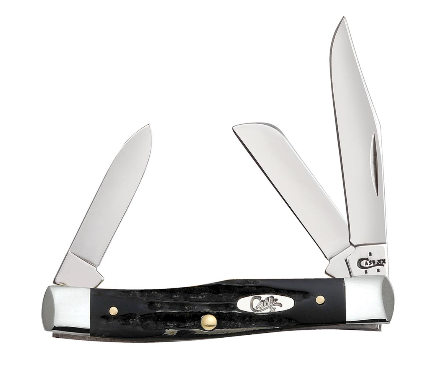 Case Jigged Buffalo Horn Medium Stockman (CASE65012)
