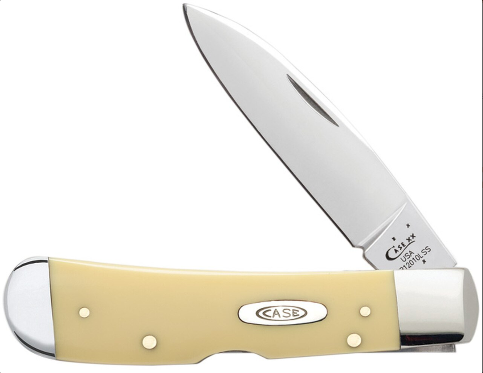 Case Tribal Lock, Yellow Synthetic Handle SS (CASE80165)