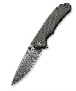 We Knife - Civivi Brazen Filpper Knife - Dark Green Micarta Handle Handle