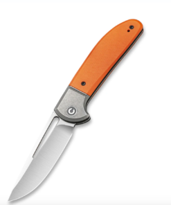 We Knife - Civivi Trailblazer XL Slip Joint Knife Orange G10 Inlay On Gray Stainless Steel Handle
