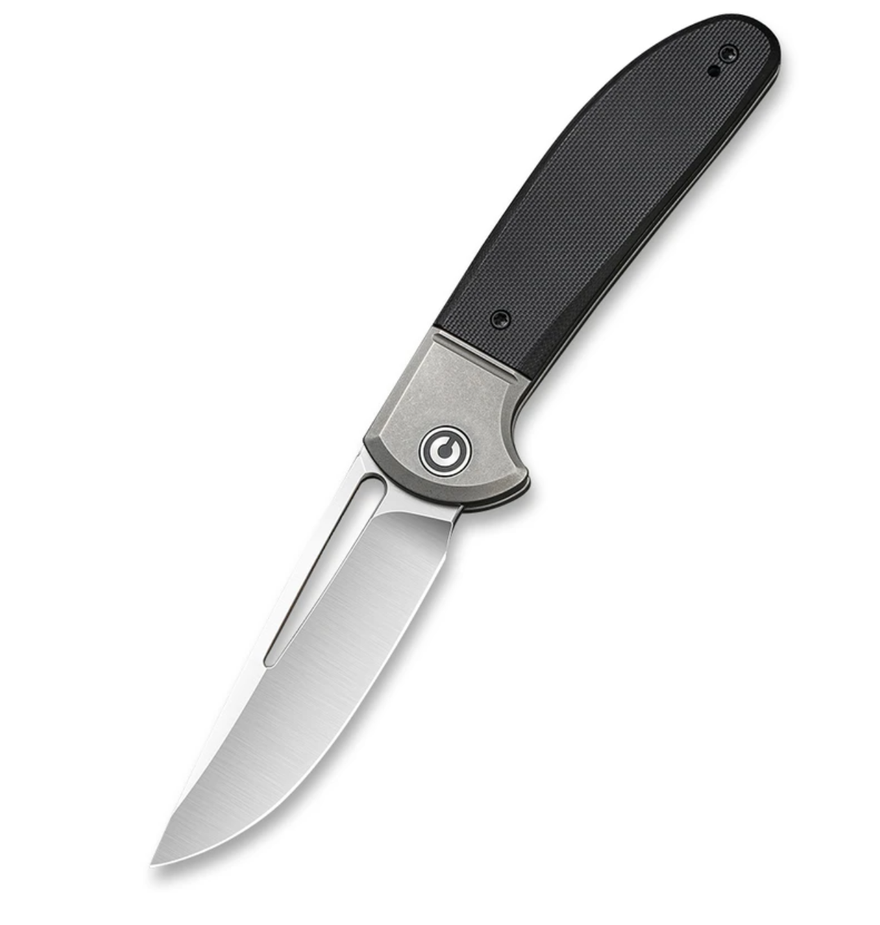 We Knife - Civivi Trailblazer XL Slip Joint Knife Black G10 Inlay On Gray Stainless Steel Handle