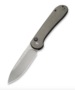 We Knife - Civivi Button Lock Elementum - Dark Green Handle