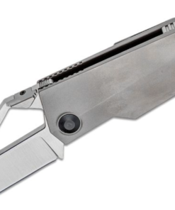 Kizer Ki2563A1 Ki2563A1 Yue CyberBlade Satin Tanto Blade Milled Titanium Handles