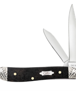Case Worked Bolster Ebony Wood Smooth Peanut (CASE59674)