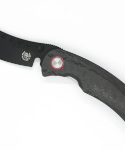 Red Horse Knife Works Hell Razor P Series with Carbon Fiber Handles/ PVD Black Blade