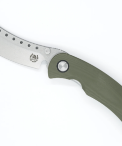Red Horse Knife Works Hell Razor P Series with OD Green Handles/ Satin Blade