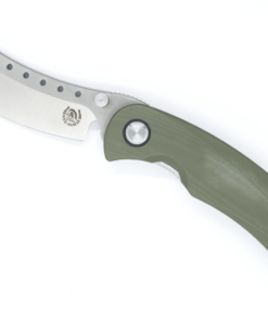 Red Horse Knife Works Hell Razor P Series with OD Green Handles/ Stonewash Blade