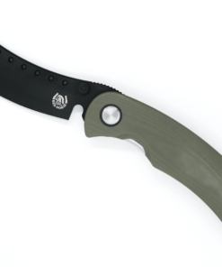 Red Horse Knife Works Hell Razor P Series with OD Green Handles/ PVD Black Blade