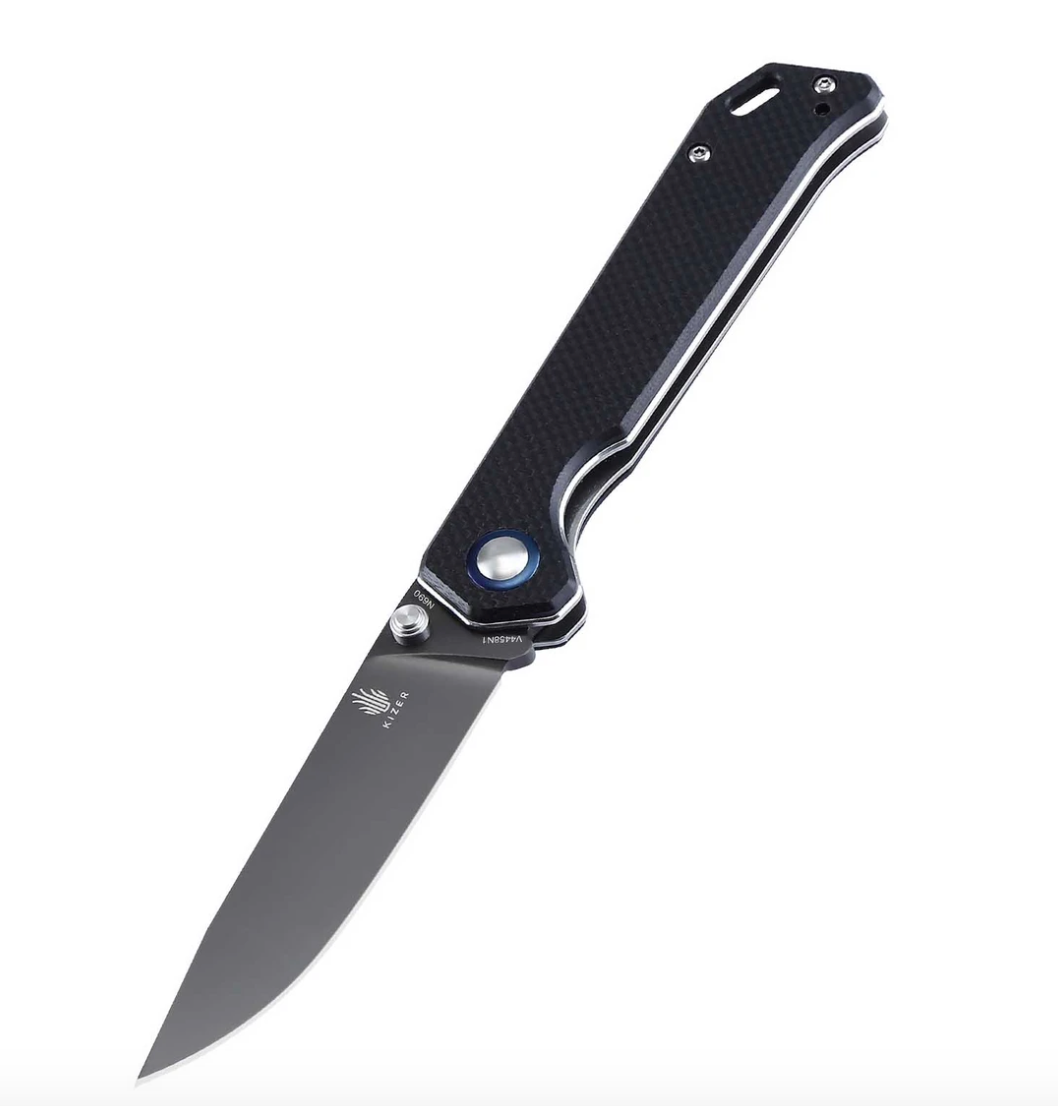 Kizer V4458N1 Begleiter G10 Black (3.56" Grey Ti-Coated)