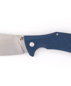 REVO Knives Ness Stonewashed Blade with Gray(Blue) G10 Handles Liner Lock Knife