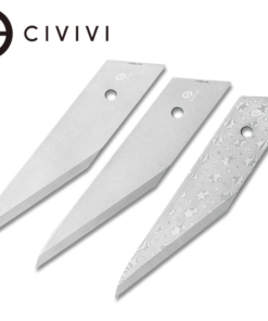 We Knife - CA-03A Civivi Utility Blades (1PC Damascus Blade And 2PCS Stonewashed 9Cr18MoV Blades)