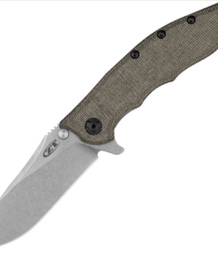 Zero Tolerance ZT 0562MIC Rick Hinderer Design Magnacut Stonewash Finish Blade with Green Micarta/ Titanium Handles